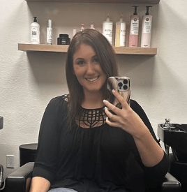 Lux Blonde (hair stylist) offers blowouts, hair color, hair extensions, updos, weddings services at Lux Salon Suites Prosper, TX